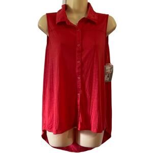 Canyon River Blues CRB Size M Coral Knit Blouse NWT